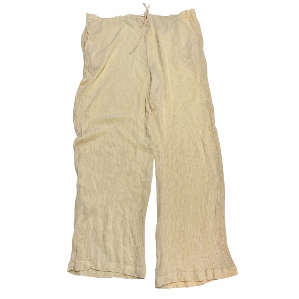 Reflections Flowy Drawstring Butter Yellow Pants